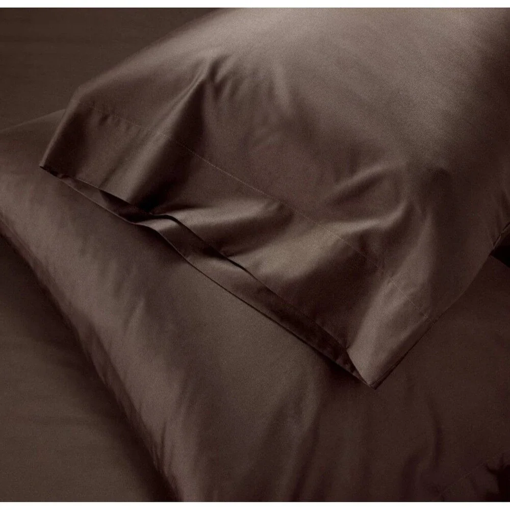 King 600 Thread Count Sateen Sheet Set Dark Fig - Casaluna NEW